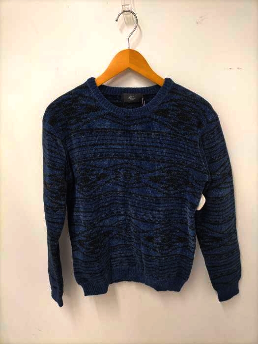 AZUL by moussy(アズールバイマウジー) CHIMAYO MOLE C/N KNIT メンズ  S