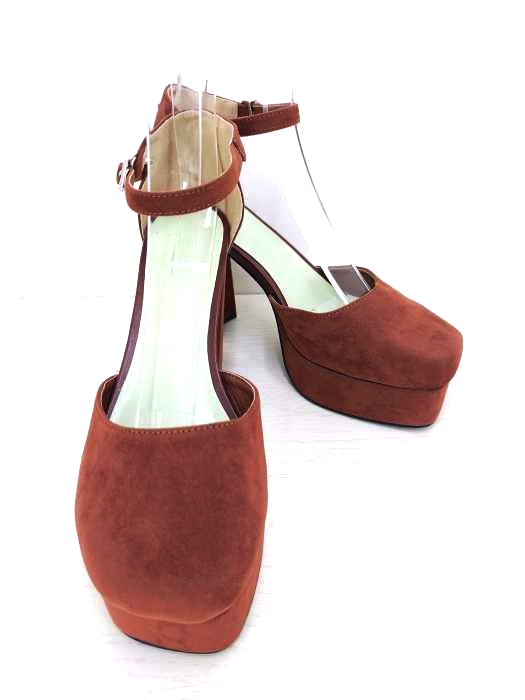 スライ SLY CHUNKY HEEL STRAP PUMPS レディース  L