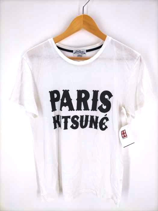 メゾンキツネ maison kitsune PARIS Tee レディース JPN：S