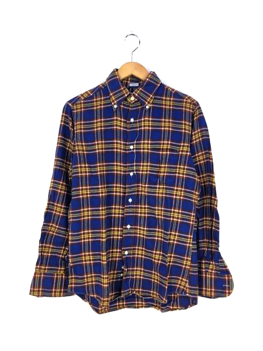 individualized shirts(インディヴィジュアライズドシャツ) STANDARD FIT ネルチェックシャツ メンズ  32