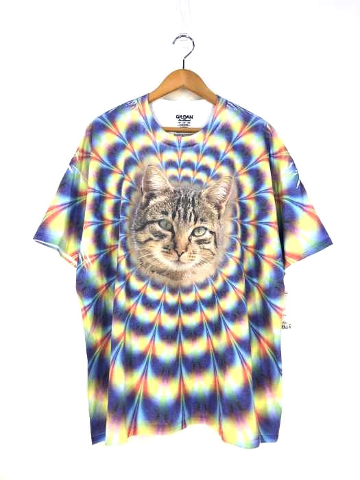 GILDAN アニマルプリントTシャツ メンズ import：XL