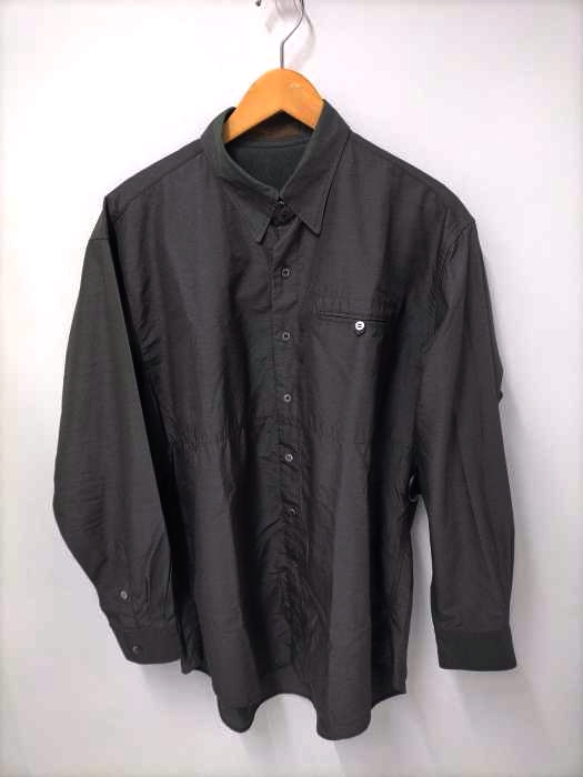 Ys for men(ワイズフォーメン) 97AW 茶タグ タブカラー玉虫 L/Sシャツ メンズ 表記無