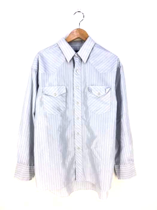 Wrangler(ラングラー) 90s ストライプ ウエスタンシャツ メンズ import：L