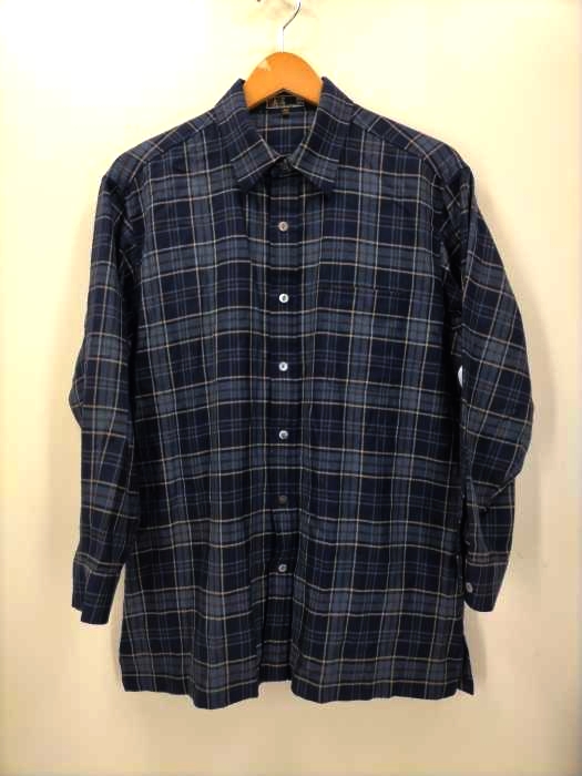 DAKS(ダックス) 胸ポケット チェック柄 ボタンシャツ メンズ JPN：M