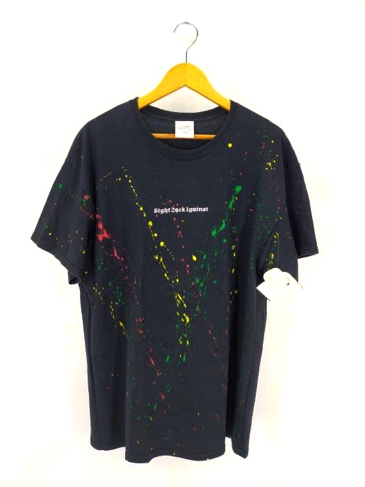 Leflah(レフラー) ペイント プリントTシャツ メンズ JPN：XL