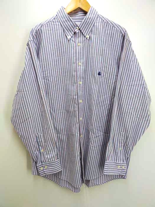 BROOKS BROTHERS(ブルックスブラザーズ) ストライプ 長袖 ロングスリーブシャツ メンズ JPN：L