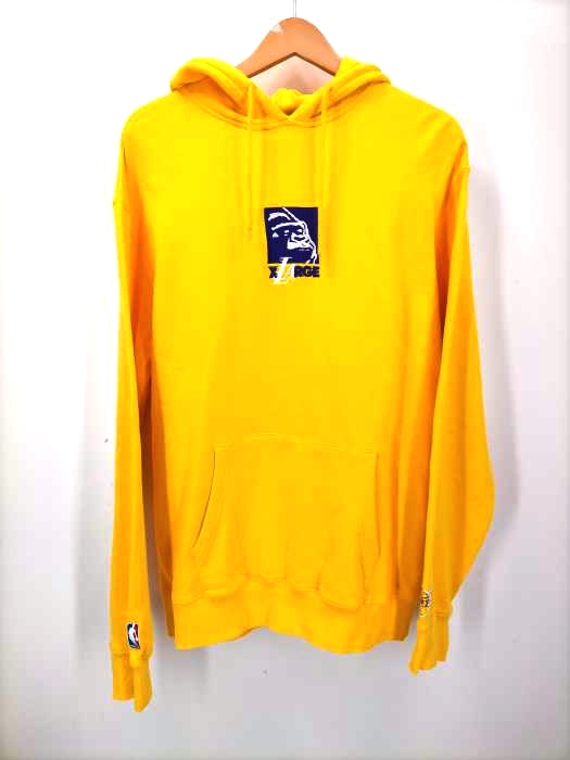 X-LARGE(エクストララージ) LAKERS MIX LOGO PULLOVER HOODED SWEAT メンズ JPN：L