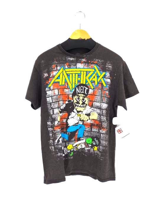 USED古着(ユーズドフルギ) ANTHRAX SKATER GUY プリントTシャツ メンズ JPN：M
