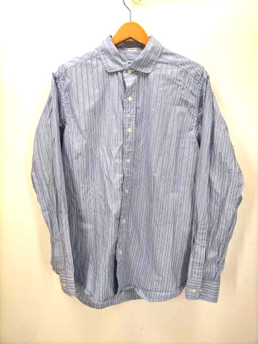 ユーズドフルギ USED古着 {{WORKERS}} MODIFIED FIT ストライプ柄 ラウンドカラーシャツ メンズ  17