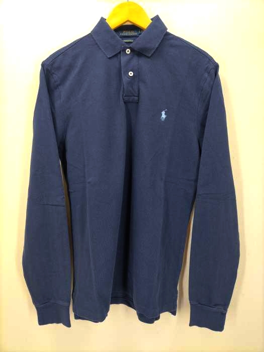 ポロラルフローレン POLO RALPH LAUREN CUSTOM SLIM FIT ポニー刺繍ポロシャツ メンズ JPN：M