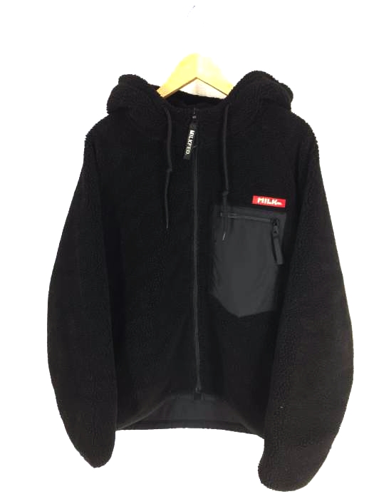 ミルクフェド MILK FED BOA SHORT HOODED JACKET レディース  M
