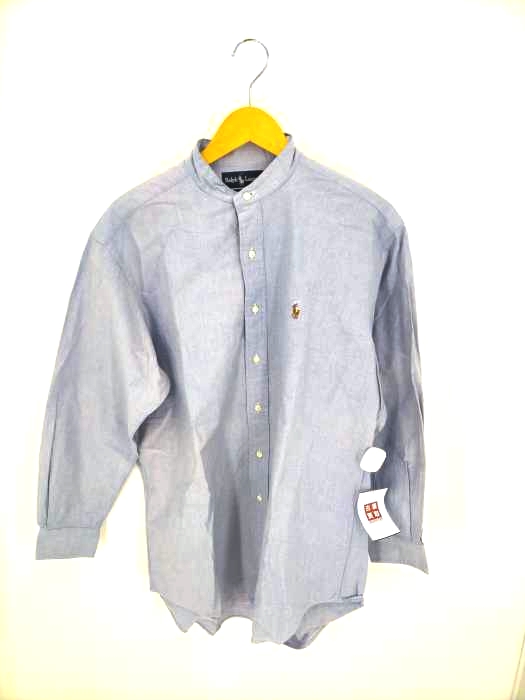 ラルフローレン RALPH LAUREN YARMOUTH オックスフォード バンドカラーシャツ メンズ  15 1/2-32