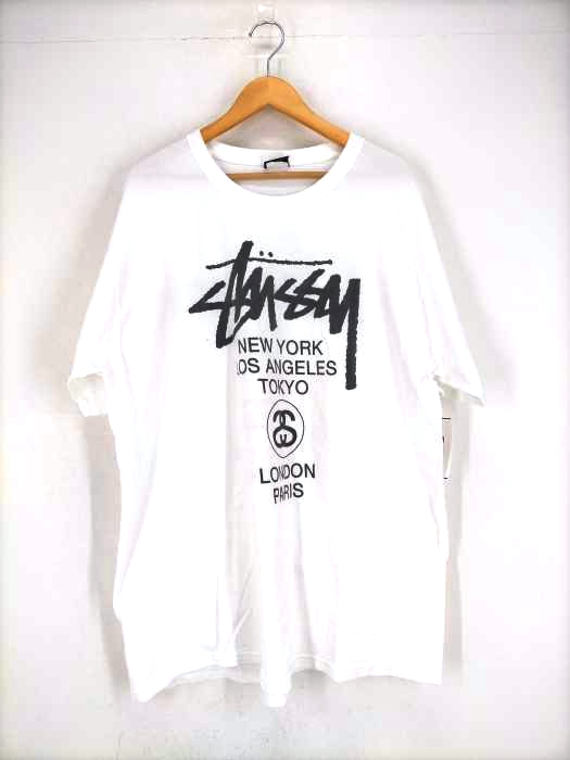 ステューシー Stussy ワールドツアー ビッグロゴ tシャツ メンズ JPN：XL