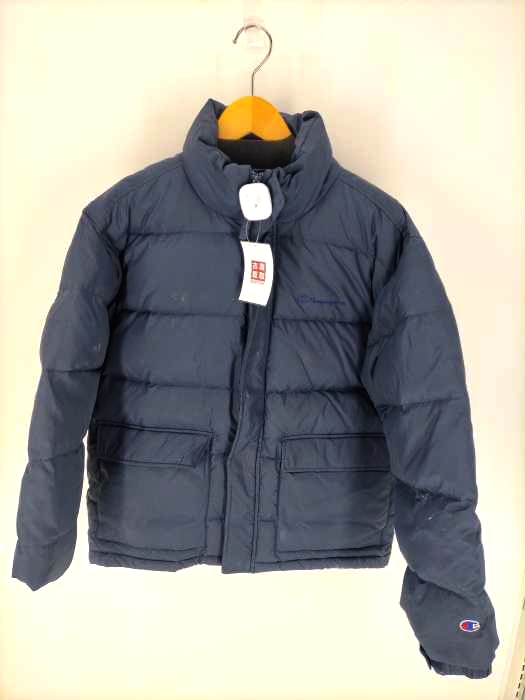 チャンピオン Champion ナイロン ジップアップ ダウンジャケット メンズ  M