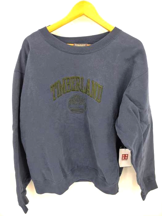 ティンバーランド Timberland 90S WETHERGEAR フロントロゴ刺繍クルーネックスウェット メンズ import：XL