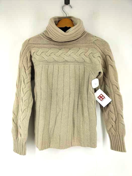 マックスマーラ MAXMARA ケーブル編みタートルネックニット レディース  M