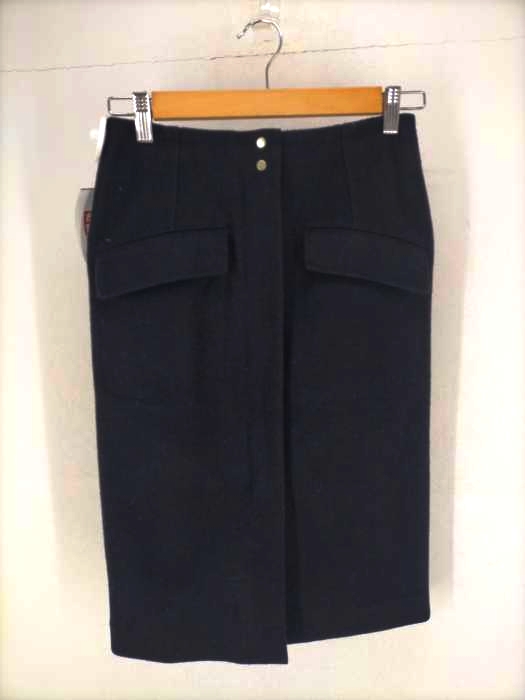 マカフィー MACPHEE ウールペンシルスカート レディース JPN：34
