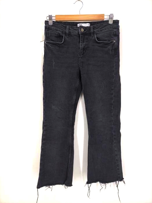ZARA(ザラ) MID RISE SKINNY MINI FLARE JEANS レディース  28