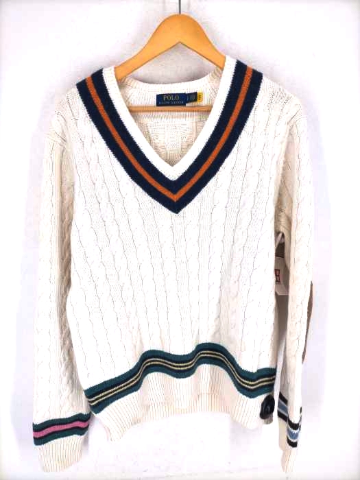 Polo by Ralph Lauren コットン チルデンニット L POLO RALPH LAUREN(ポロラルフローレン) コットン チルデンニット