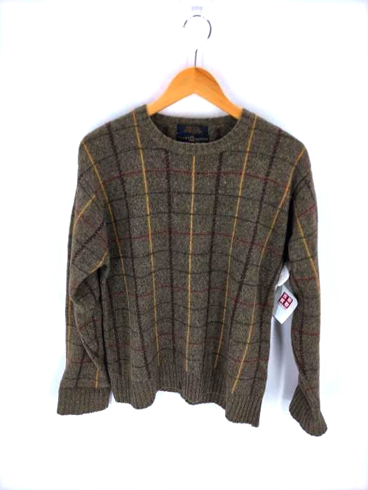 TOMMY HILFIGER(トミーヒルフィガー) 90-00S チェック柄ウールニット メンズ JPN:M