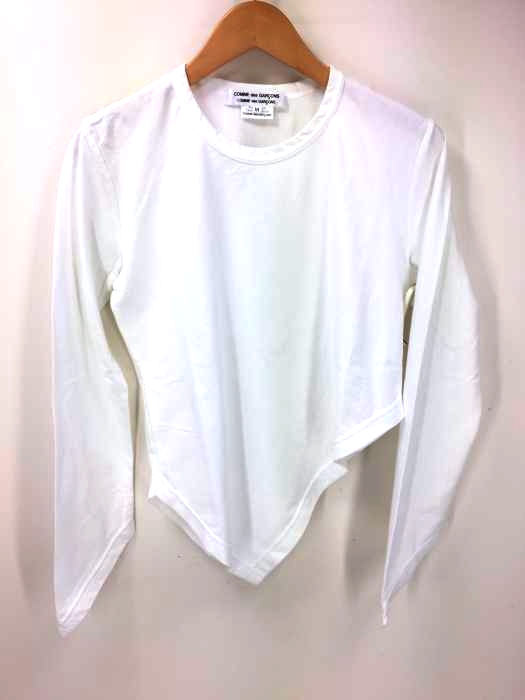 COMME des GARCONS COMME des GARCONS(コムデギャルソンコムデギャルソン) AD2010 アシンメトリーカットソー レディース JPN：M