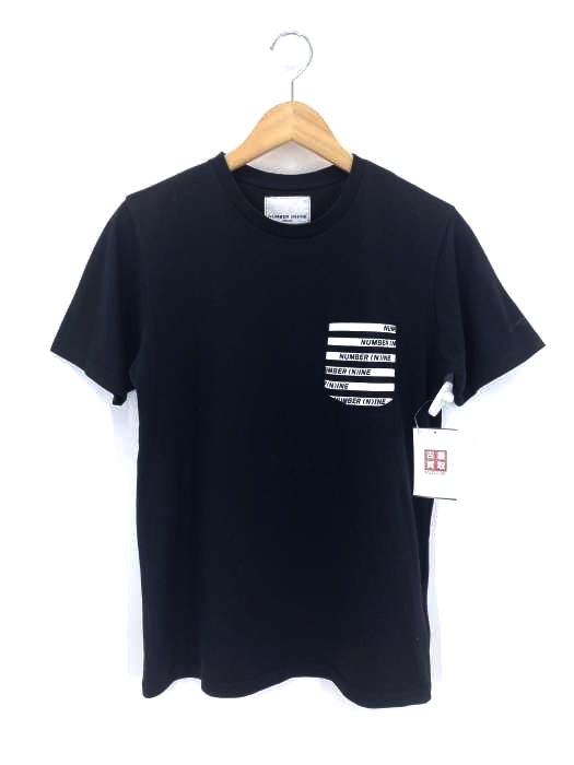 NUMBER (N)INE DENIM(ナンバーナインデニム) ポケットロゴプリントクルーネックTシャツ メンズ JPN：M