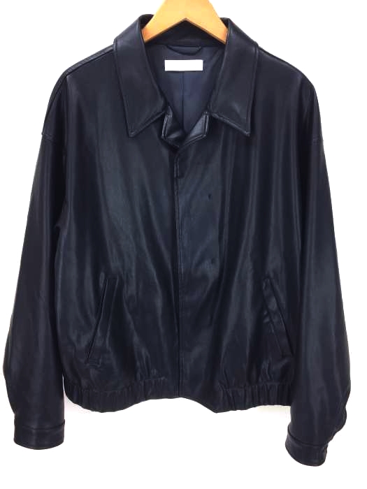 WYM LIDNM(ウィム バイ リドム) FAKE LEATHER WIDE BLOUSON メンズ JPN：L