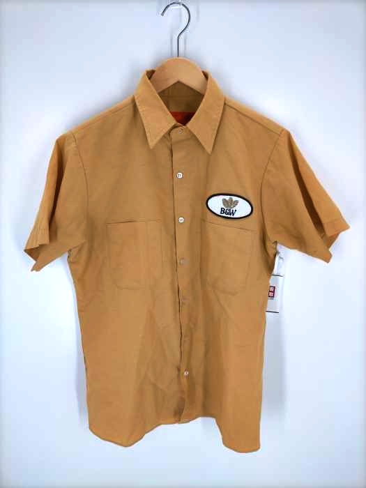 USED古着(ユーズドフルギ) 80S UNIFIRST CORPORATION 半袖ワークシャツ メンズ JPN：M