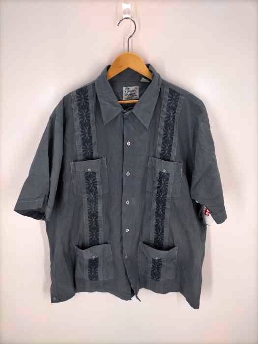 HABAND(ハバンド) 後染めキューバシャツ メンズ import：XXL