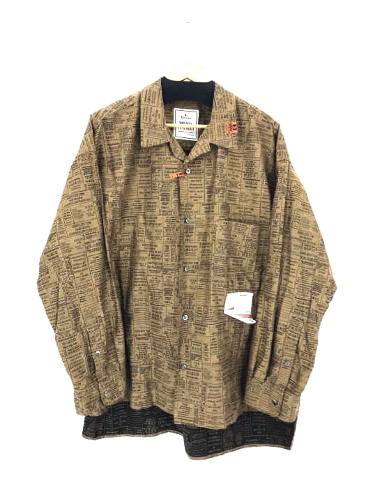 Maison MIHARA YASUHIRO(メゾンミハラヤスヒロ) ケア ラベル ジャガード シャツ メンズ JPN：44