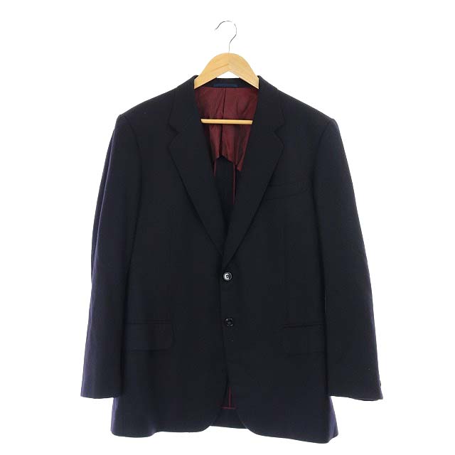 AQUASCUTUM(アクアスキュータム) テーラードジャケット ブレザー 紺ブレ シングル 2B 背抜き  メンズ  表記なし