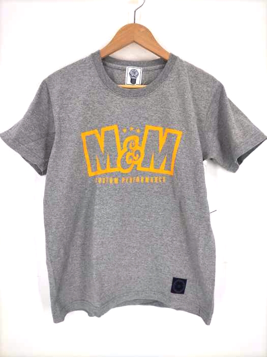 M&M(エムアンドエム) ロゴプリントTシャツ メンズ  M