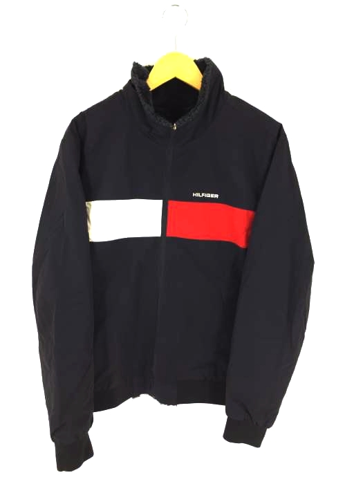 TOMMY HILFIGER(トミーヒルフィガー) リバーシブル ボアフリースジャケット メンズ JPN：XL