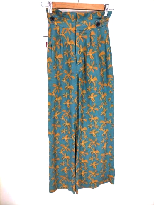 moussy(マウジー) VACAY FLOWER ワイドパンツ レディース  1