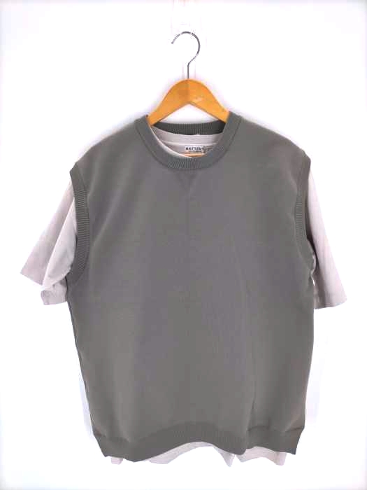 BEAUTY & YOUTH UNITED ARROWS(ビューティーアンドユースユナイテッドアローズ) 21SS レイヤード ニットベスト＆Tシャツ メンズ JPN：XL