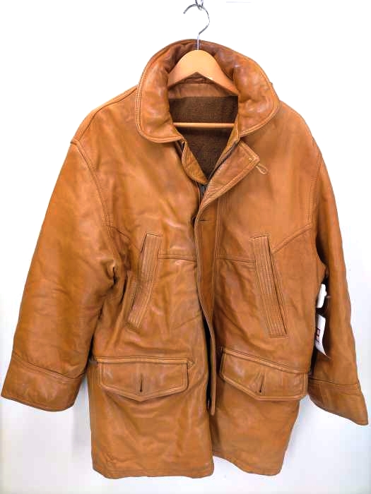 USED古着(ユーズドフルギ) OLD GRUNO LTD リアルレザージャケット メンズ JPN:48