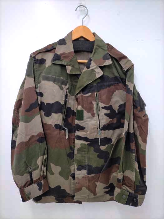 USED古着(ユーズドフルギ) {{SOCOVET}}フランス軍 カモ柄ミリタリージャケット メンズ  112M