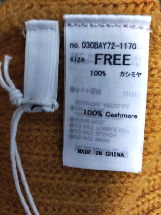 スライ SLY CASHMERE MG ARYMWARMER レディース  FREE