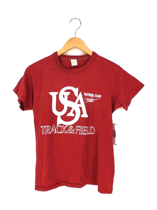 ラッセルアスレチック RUSSELL ATHLETIC USA TRACK&FIELD プリントTシャツ レディース  S