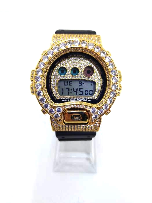 CASIO G-SHOCK(カシオジーショック) ゴールド カスタムベゼル 時計 メンズ 表記無