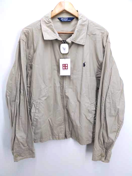 ポロバイラルフローレン Polo by RALPH LAUREN 刺繍ロゴスウィングトップ メンズ import：XL