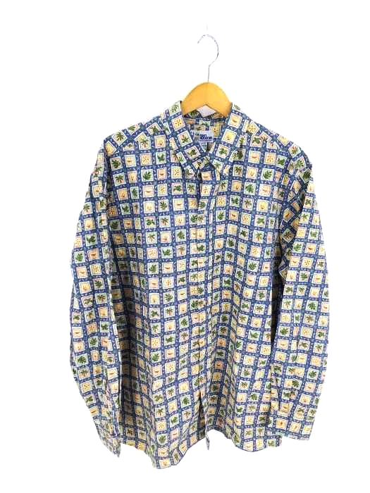 Reyn Spooner(レインスプーナー) 長袖 裏使いアロハシャツ メンズ JPN：XL