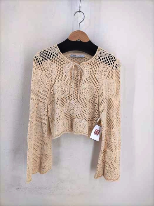 ZARA(ザラ) フレアスリーブニット レディース JPN：S