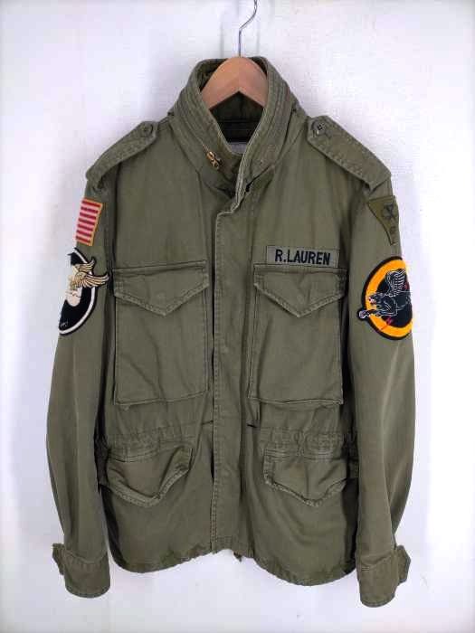 デニムアンドサプライ ラルフローレン DENIM & SUPPLY RALPH LAUREN TALONジップ ワッペン装飾 M-65 フィールドジャケット メンズ JPN：S