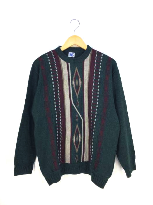 ユーズドフルギ USED古着 {{FAP TEKS}} 90s アクリルニット メンズ import：M