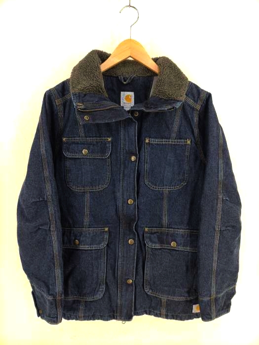 カーハート Carhartt 襟ボア切替デニムカバーオールジャケット メンズ JPN：XL
