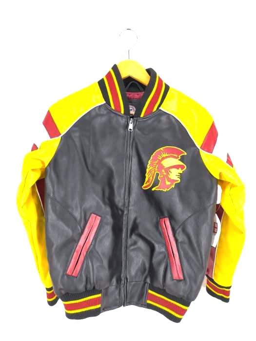 ユーズドフルギ USED古着 {{{COLLEGIATE LICENSED PRODUCT}}southerrn caclifornia スタジアムジャンパー メンズ  S/CH