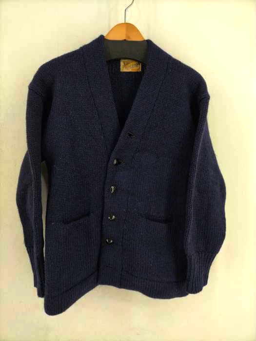 ユーズドフルギ USED古着 princeton knitting mills sweaters 50S ウールカーディガン メンズ 表記無