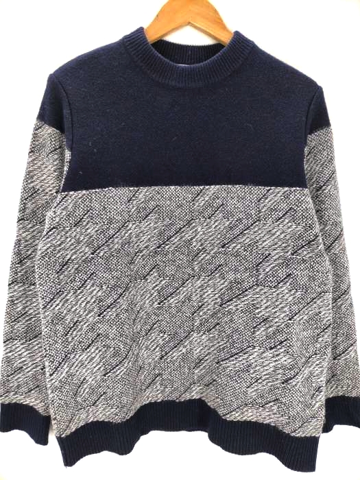 ウィークエンド ラッピンノット エディフィス WKED WRAPINKNOT & Edifice カシミヤ混デザインニット メンズ JPN：S