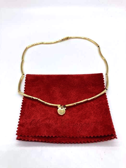 サルヴァトーレフェラガモ Salvatore Ferragamo HADE ITALY ウェーブ ネックレス レディース 表記無